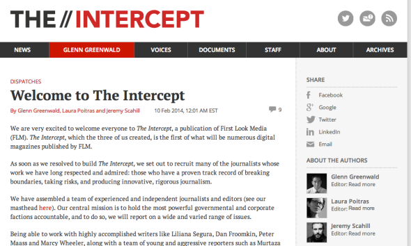 the intercept